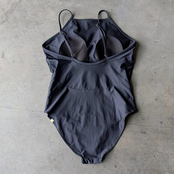 Summersalt The High Neck One Piece Swimsuit in Black size 10 - Picture 8 of 8